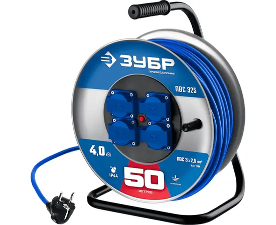 Зубр ПВС 325 (50 м), Длина кабеля: 50 м