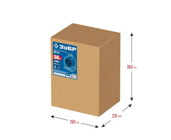 Зубр ПВС 315 (50 м), Длина кабеля: 50 м, - 10 Зубр ПВС 315 (50 м), Длина кабеля: 50 м, - 10