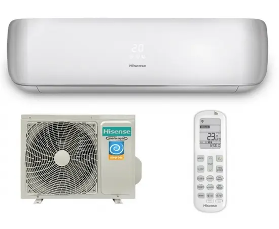 Hisense AS-10UW4RVETG01, Рекомендуемая площадь и мощность: 25 м² - 2,5 кВт, Тип кондиционера: Инверторный