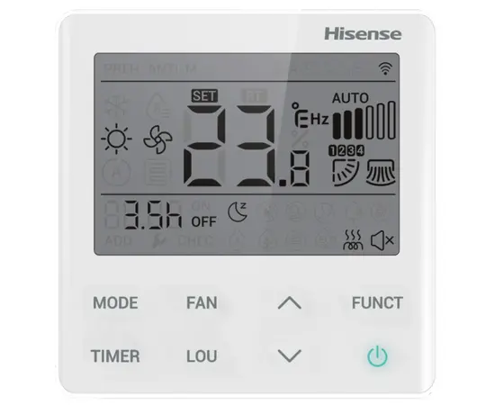 Hisense AUD-36UX4REH8/AUW-36U4RK7, Рекомендуемая площадь и мощность: 100 м² - 10 кВт, - 5