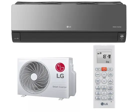 LG AC09BK, Рекомендуемая площадь и мощность: 25 м² - 2,5 кВт