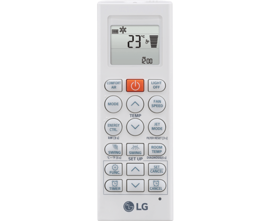 LG P09EP2, Рекомендуемая площадь и мощность: 25 м² - 2,5 кВт, - 15