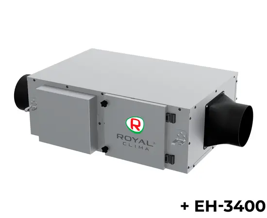 Royal Clima RCV-500 LUX + EH-3400, Мощность нагревателя (кВт): 3,4, Производительность (м³/ч): 495