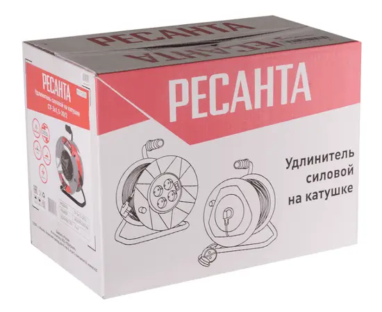 Ресанта СУ-3х1,5-30/2, Длина кабеля: 30 м, - 8 Ресанта СУ-3х1,5-30/2, Длина кабеля: 30 м, - 8