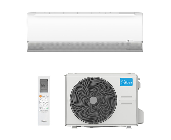 Midea MSFA2-09N8D6-I/MSFA1-09N8D6-O, Рекомендуемая площадь и мощность: 25 м² - 2,5 кВт