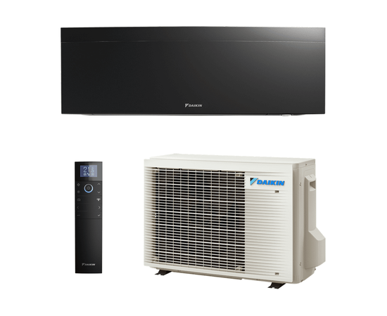 Daikin FTXJ25AB/RXJ25A, Рекомендуемая площадь и мощность: 25 м² - 2,5 кВт, Цвет: Чёрный