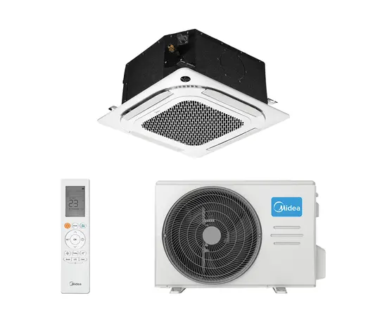 Midea MCA4U-12HRFNX-Q(GA)/MOX230-12HFN8-Q(GA)/T-MBQ4-03AWD, Рекомендуемая площадь и мощность: 35 м² - 3,5 кВт