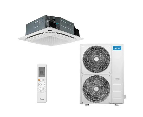 Midea MCD1-48HRFNX(GA)-B/MOE30U-48HFN8-R(GA)/T-MBQ4-04AWD, Рекомендуемая площадь и мощность: 140 м² - 14 кВт