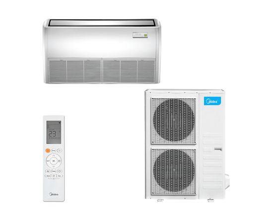 Midea MUE-60HRN1-R/MOU-55HN1-LR, Рекомендуемая площадь и мощность: 160 м² - 16 кВт