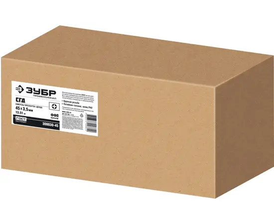 Саморезы Зубр СГД гипсокартон-дерево 3,5х45 мм, Длина (мм): 45, - 4 Саморезы Зубр СГД гипсокартон-дерево 3,5х45 мм, Длина (мм): 45, - 4
