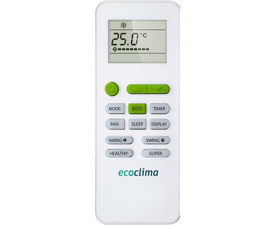 Ecoclima ECLCA-TC60/4R1, Рекомендуемая площадь и мощность: 160 м² - 16 кВт, - 3