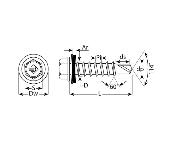 Саморезы Зубр СКД 4,8х80 мм кровельные для деревянной обрешетки RAL 3005 коробка, Длина (мм): 80, - 2 Саморезы Зубр СКД 4,8х80 мм кровельные для деревянной обрешетки RAL 3005 коробка, Длина (мм): 80, - 2