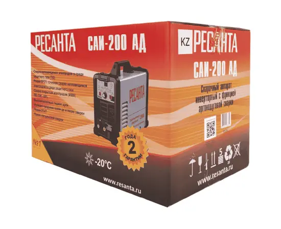 Ресанта САИ-200 АД, Макс. сварочный ток: 200 А, - 10