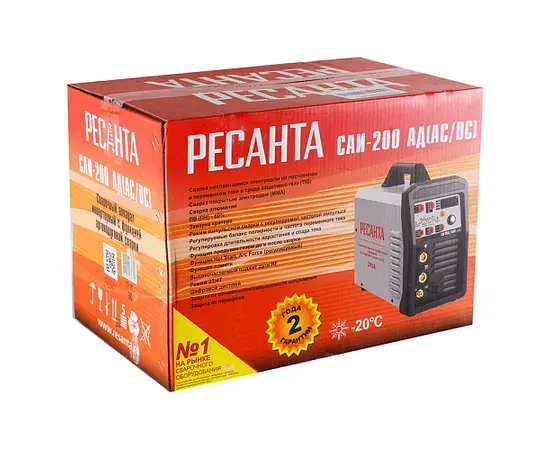 Ресанта САИ-200 АД (АС/DC), Макс. сварочный ток: 200 А, - 11 Ресанта САИ-200 АД (АС/DC), Макс. сварочный ток: 200 А, - 11