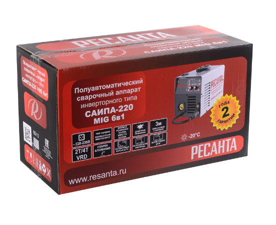 Ресанта САИПА-220, Макс. сварочный ток: 220 А, - 11