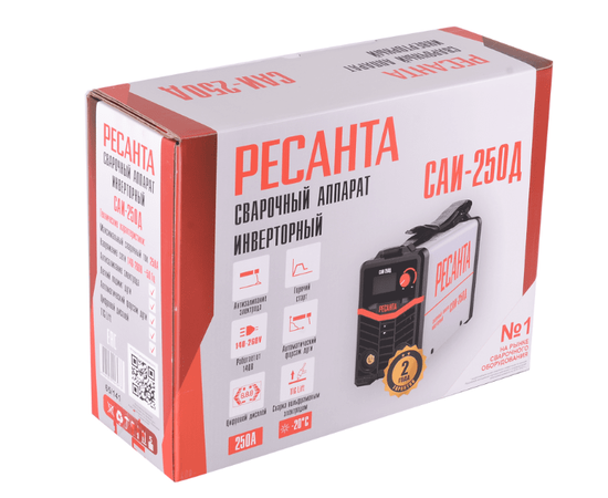 Ресанта САИ-250Д, Макс. сварочный ток: 250 А, - 8