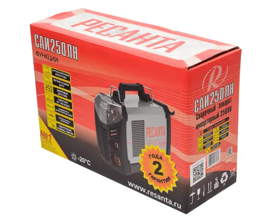 Ресанта САИ 250 ПН, Макс. сварочный ток: 250 А, - 11