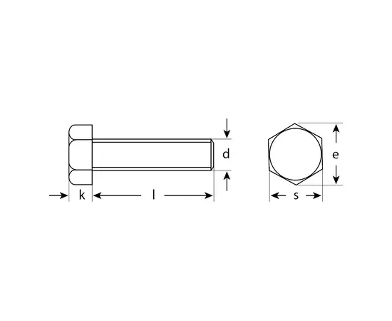 Болты Зубр М8 65 мм с шестигранной головкой коробка, Длина (мм): 65, - 2