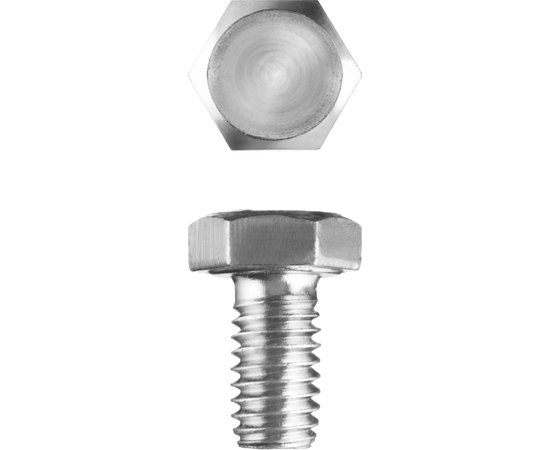 Болты Зубр М6 10 мм с шестигранной головкой коробка, Длина (мм): 10