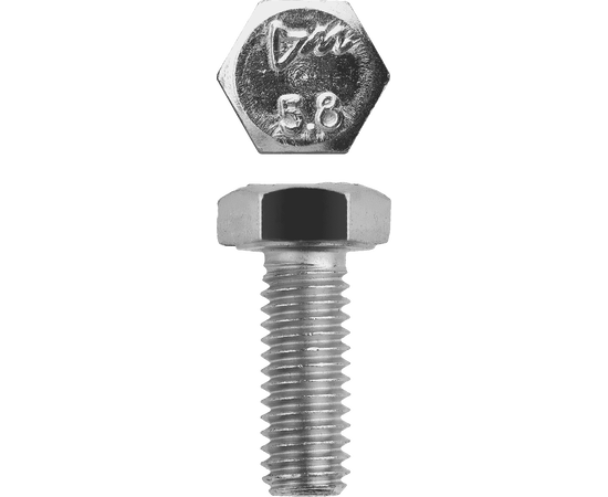 Болты Зубр М6 12 мм с шестигранной головкой коробка, Длина (мм): 12