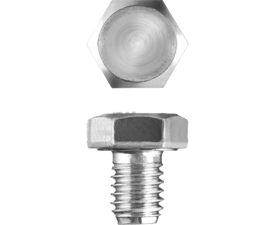 Болты Зубр М8 10 мм с шестигранной головкой коробка, Длина (мм): 10