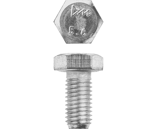 Болты Зубр М12 20 мм с шестигранной головкой коробка, Длина (мм): 20
