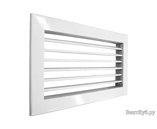 Решетка-АМН 1300*150, Типоразмер (мм): 150х1300, Конструкция: Однорядная, Цвет: Белый Решетка-АМН 1300*150, Типоразмер (мм): 150х1300, Конструкция: Однорядная, Цвет: Белый