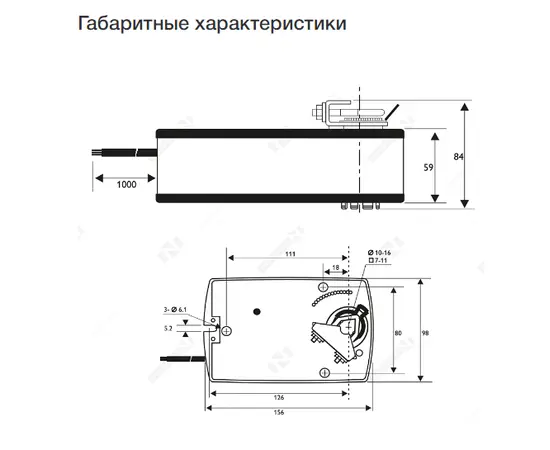 NAFA 2-05S (230В, 5 Нм), Возвратная пружина: Да, Момент вращения (Нм): 5, Вспомогательный переключатель: SPDT 2 шт., - 4 NAFA 2-05S (230В, 5 Нм), Возвратная пружина: Да, Момент вращения (Нм): 5, Вспомогательный переключатель: SPDT 2 шт., - 4