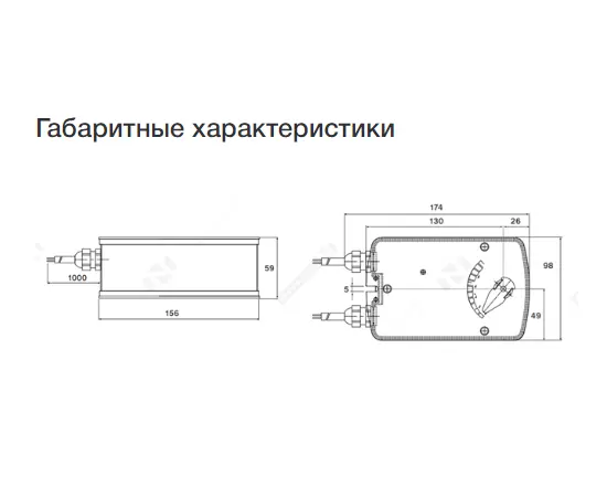 SAFA 2-05 ST NO 5Nm 230VAC, Возвратная пружина: Да, Момент вращения (Нм): 5, - 6
