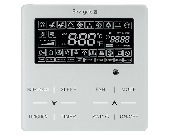 Energolux SMZH55V2AI, Рекомендуемая площадь и мощность: 160 м² - 16 кВт, - 2