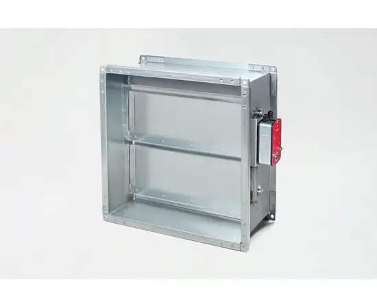 Nevatom KPNZ-90-500*300-F2-SN-MN220-ML-04, Типоразмер (мм): 500х300, Тип: Многолопаточные, Предел огнестойкости вариация: EI90, Расположение привода: Снаружи корпуса