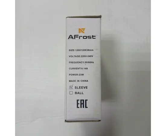 AFrost 1238 (120х120х38 мм), втулка, Конструкция: Втулка, - 3 AFrost 1238 (120х120х38 мм), втулка, Конструкция: Втулка, - 3