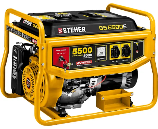 Steher GS-6500Е, Макс. мощность: 5,5 кВт