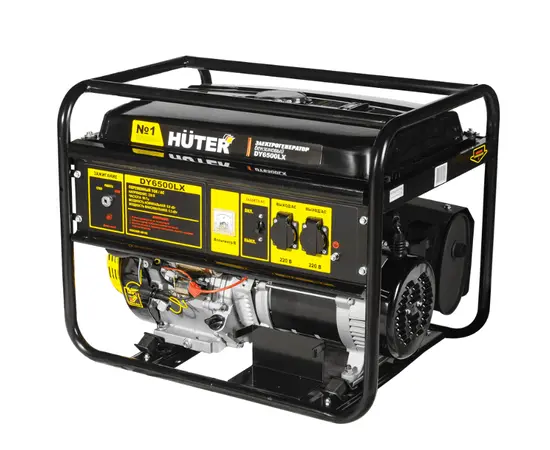 Huter DY6500LX, Макс. мощность: 5,5 кВт Huter DY6500LX, Макс. мощность: 5,5 кВт