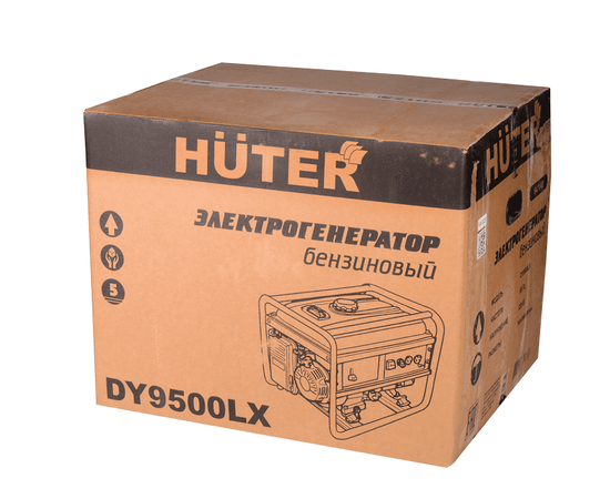 Huter DY9500LX, Макс. мощность: 8 кВт, - 9