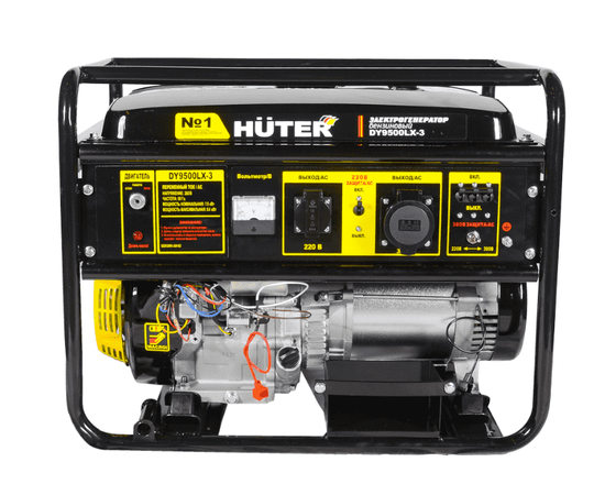 Huter DY9500LX-3, Макс. мощность: 8 кВт, - 2