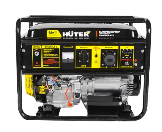 Huter DY9500LX-3, Макс. мощность: 8 кВт, - 2