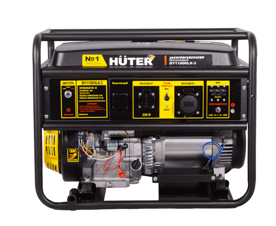 Huter DY11000LX-3, Макс. мощность: 9 кВт, - 3