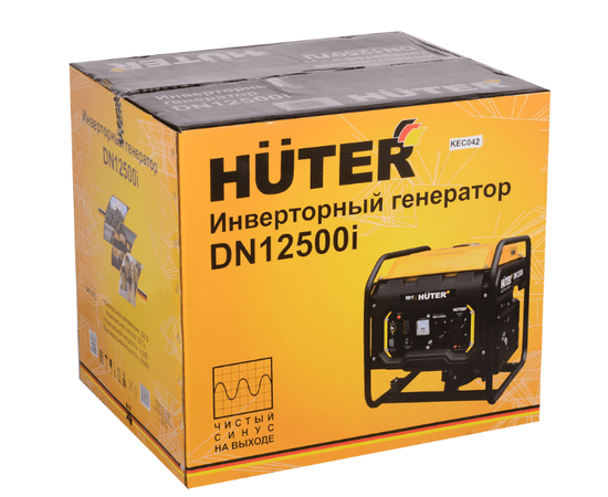 Huter DN12500i, Макс. мощность: 9 кВт, - 6