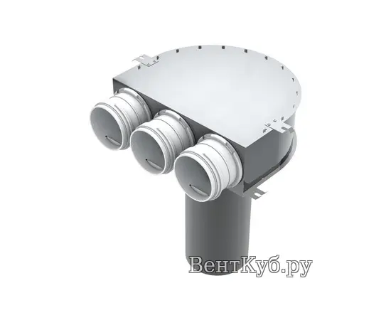 Адаптер решетки BlauFast RPZ 125/63х3 M Адаптер решетки BlauFast RPZ 125/63х3 M