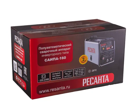 Ресанта САИПА-160 (FCAW), Макс. сварочный ток: 160 А, - 9