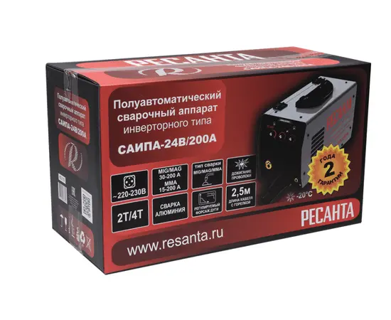 Ресанта САИПА-24В/200А, Макс. сварочный ток: 200 А, - 11