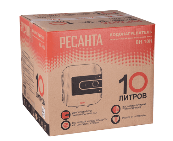 Ресанта ВН-10Н, Объем, л: 10, Подключение: Нижнее, - 8