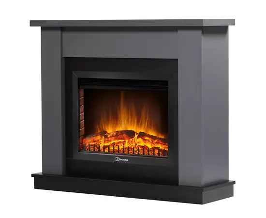 Каминокомплект: Очаг Electrolux EFP/P-2720RLS, портал Canto 25 графит, Цвет: Графит, - 2 Каминокомплект: Очаг Electrolux EFP/P-2720RLS, портал Canto 25 графит, Цвет: Графит, - 2