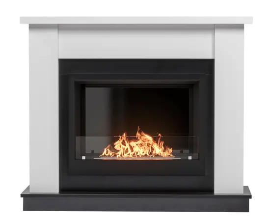 Каминокомплект: Биокамин Firelight BFP/P-2520, портал Canto 25 белый, Цвет: Белый Каминокомплект: Биокамин Firelight BFP/P-2520, портал Canto 25 белый, Цвет: Белый