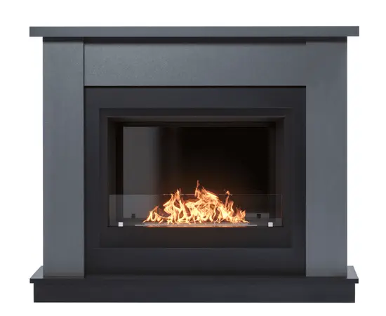Каминокомплект: Биокамин Firelight BFP/P-2520, портал Canto 25 графит, Цвет: Графит