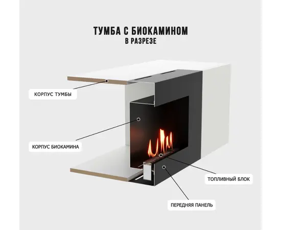 Firelight BFP-P1600 дуб вотан, Цвет: Дуб, - 6