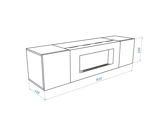 Firelight BFP-P1600 дуб вотан, Цвет: Дуб, - 7