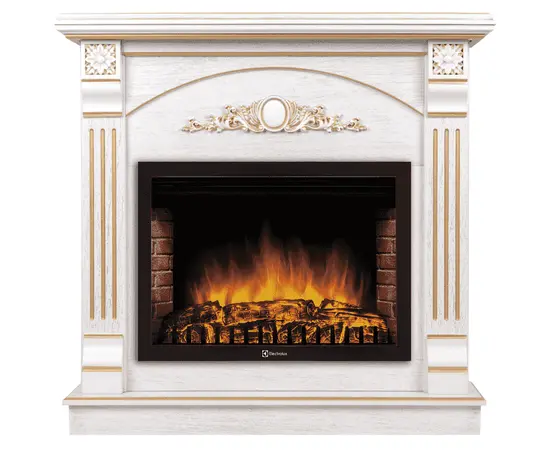 Firelight Barocco 25 шпон белый дуб с золотой патиной, Цвет: Белый дуб с золотой патиной, - 2