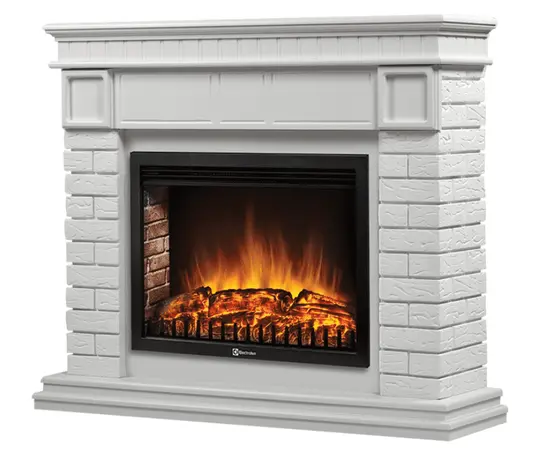 Firelight Bricks 30 камень белый, белая эмаль, Цвет: Белый Firelight Bricks 30 камень белый, белая эмаль, Цвет: Белый